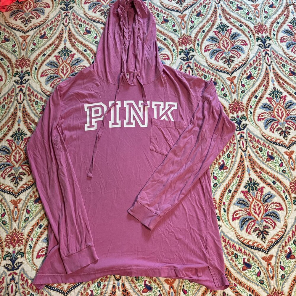 Pink Victoria's secret hoodie